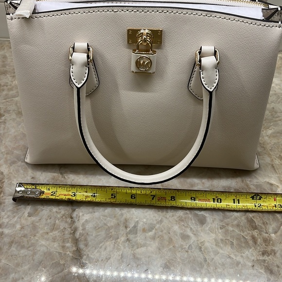 NWT Michael Kors Ruby light cream satchel - Picture 11 of 14